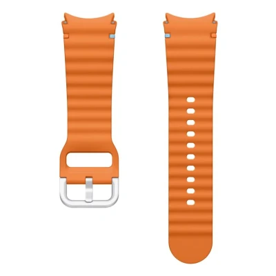 Image de Samsung ET SNL30 Bracelet pour montre intelligente Small/Medium orange Galaxy Watch FE, Watch4, Watch4 Classic, Watch5, Watch5 Pro, Watch6, Watch7