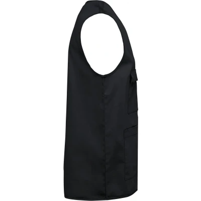 Afbeelding van WK. Designed To Work Unisex gilet in polykatoen met veel zakken WK608 Black