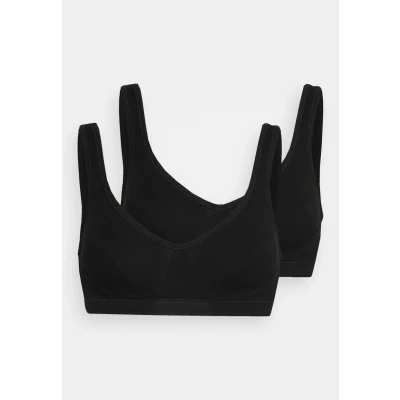 Afbeelding van Schiesser 2PACK Bustier MIT CUPS Organic Cotton 95/5 Bustier, Dames, Maat: 70A, Schwarz