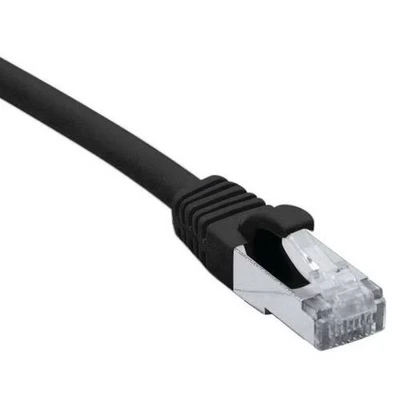 Afbeelding van Exertis Connect patchkabel CAT. 6, F/UTP, PoE, halogeenvrij, zwart, 30,0 m Afgeschermde met inklikbare (F/UTP, CAT6, 30 m), Netwerkkabel