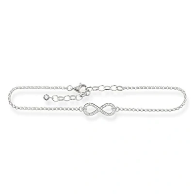 Afbeelding van Thomas Sabo Dames Enkelbandje 925 Zilver 35 Zirkonia One Size 32017590
