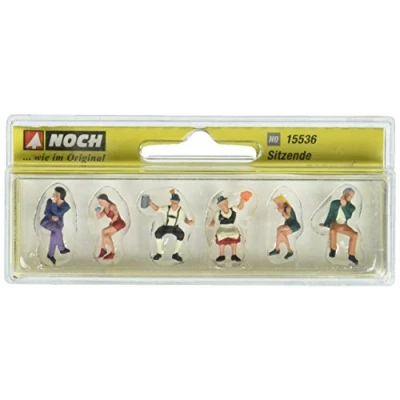 Image de Lot de figurines assises H0 Noch 15536 (6)