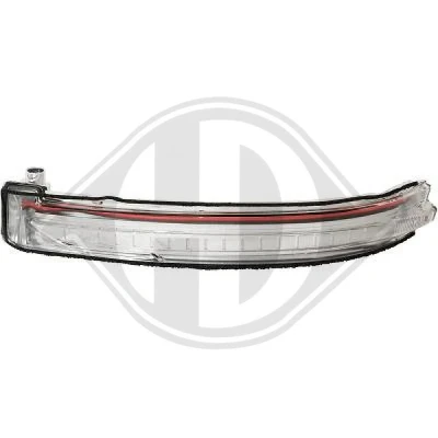 Afbeelding van DIEDERICHS 6046027 Knipperlichten Wit Links, Buitenspiegel Met knipperlicht (LED) NISSAN: Qashqai 2, X Trail