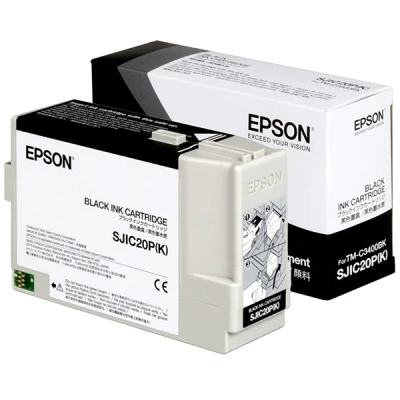 Image de Epson SJIC20P(K) noir originale cartouche d&#039;encre