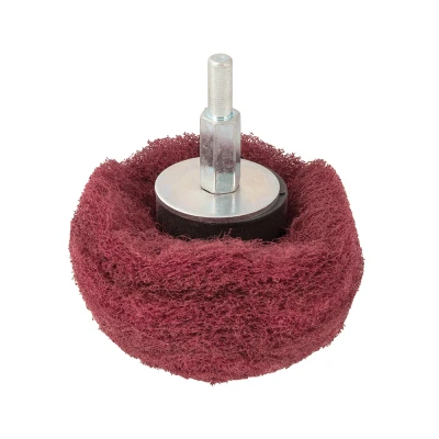 Afbeelding van Silverline Koepelvormige schuurmop Ø 75 mm Korrel 240 Slijtvast nylon Voor hout en metaal