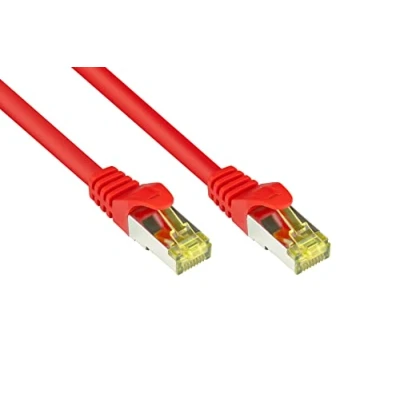Afbeelding van Good Connections RJ45 patchkabel metCat.7 ruwe kabel en snap in lug bescherming (RNS), S/FTP, PiMF, halogeenvrij (S/FTP, CAT7, 7.50 m), Netwerkkabel