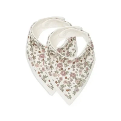 Afbeelding van Jollein Slab Bandana Retro Flowers 2 Stuks