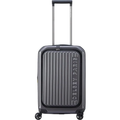 Afbeelding van Delsey Securitime Zip Cabin Trolley S Expandable anthracite Harde Koffer