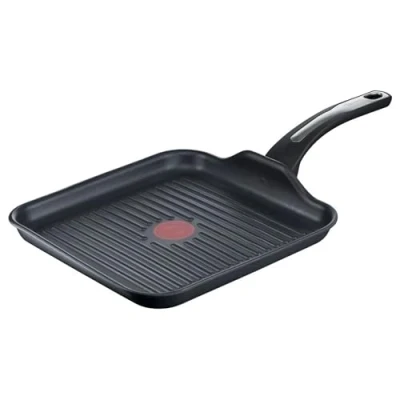Afbeelding van Tefal Selection Grillpan 26 x cm, titanium antiaanbaklaag, thermo spot temperatuurweergave, geavanceerde inductie, voor alle warmtebronnen, inclusief inductie