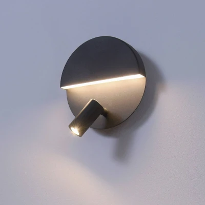 Afbeelding van TRIO Marion Wandlamp met leeslamp 1 lichts D 120 mm Zwart