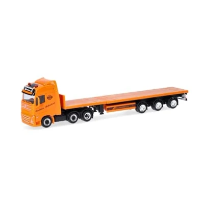 Afbeelding van Herpa 318006 H0 Vrachtwagen Volvo FH GL 2020 Teletrailer zadeltrein „Spedition Hollenshorst (Nordrhein Westfalen/Nottuln)