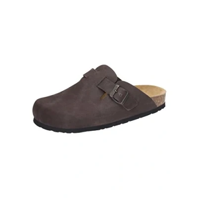 Afbeelding van Dr. Brinkmann Clogs, Heren, Maat: 44, Braun Nubukleer