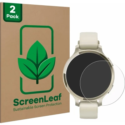 Afbeelding van ScreenLeaf Screenprotector voor Garmin Lily 2 Active Duurzame schermbescherming Folie Beschermfolie transparant (2 Stuks)