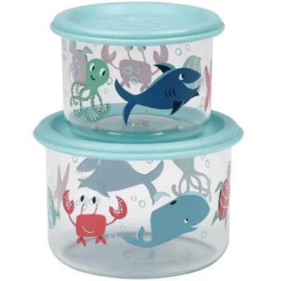 Afbeelding van Snackdoosjes (set van 2) Ocean