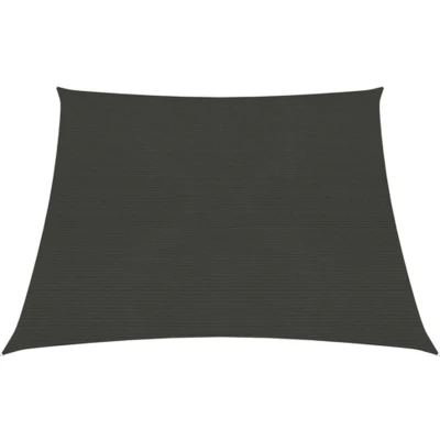 Afbeelding van Zonnezeil 160 g/m² 3/4x2 m HDPE antracietkleurig