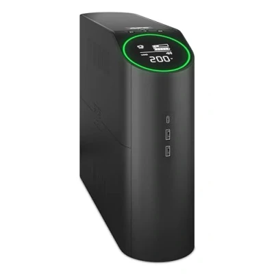 Image de APC Back UPS Pro Onduleur tour, lumières RVB CA 230 V 1320 Watt 2200 VA monophasé connecteurs de sortie : 6 noir, noir minuit