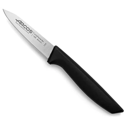 Afbeelding van Arcos Niza serie Groentemes fruitmes lemmet van roestvrij staal nitrum 110 mm handvat polypropyleen kleur zwart