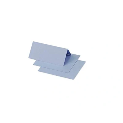 Afbeelding van Clairefontaine 75039C verpakking met 25 stuks formaat 8,5 x 8 cm 210 g/m² kleur: lavendelblauw uitnodiging voor evenementen en belevenis pollen serie premium papier glad
