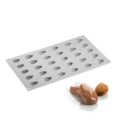 Afbeelding van Pavoni Siliconen Vorm Amandel 34x21mm (30) 30x17,5cm