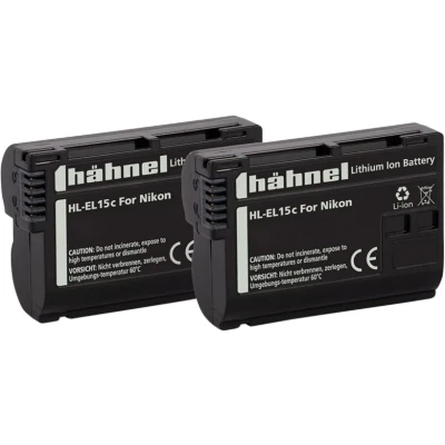 Afbeelding van Hahnel Accu HL EL15HP 2 pak voor o.a Nikon Z6,Z7,D7500, D850,D780