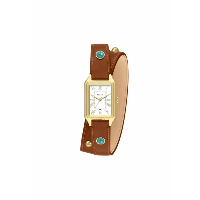 Afbeelding van Fossil Dames horloge goudkleurig met band
