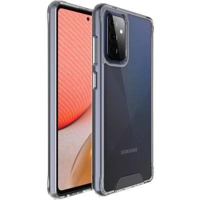 Afbeelding van Accezz Hoesje Geschikt voor Samsung Galaxy A72 Shockproof Xtreme Impact Backcover Transparant