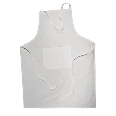 Image de Tablier blanc en coton 95 x 70 cm Rayher