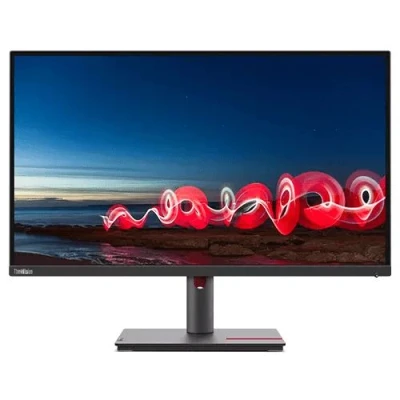 Image de Lenovo ThinkVision T27i 30 Écran LED 27&quot; 1920 x 1080 Full HD (1080p) @ 60 Hz IPS 300 cd/m² 1000:1 4 ms HDMI VGA DisplayPort noir