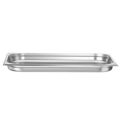 Afbeelding van HENDI Gastronorm bak, GN 1/1, hittebestendigheid 40 C tot 300 C, te gebruiken in convectieovens, koelkasten, waterbaden, chafing schijven, 5 l, 530 x 325 mm, roestvrij staal