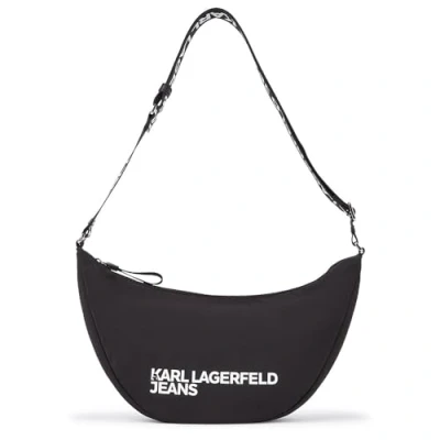 Afbeelding van Karl Lagerfeld Jeans Essential Sling BAG Schoudertas, Dames, Maat: One Size, Black