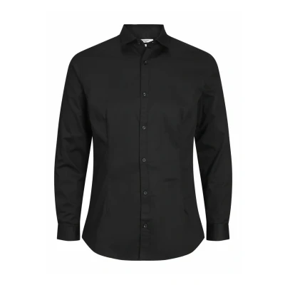Afbeelding van Jack &amp; Jones PLUS SIZE Loose FIT Overhemd, Heren, Maat: 4XL, Black