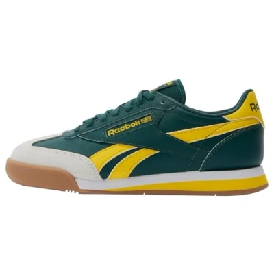 Afbeelding van Reebok Classic Campio XT Unisex Sneakers laag voor kinderen, Maat: 36, Collegiate green/golden haze/barely grey Leer/ synthetisch