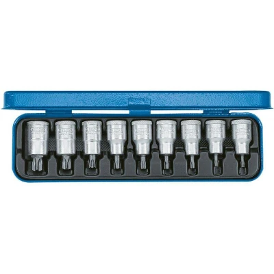 Image de GEDORE ITX 19 PM jeu de clés à douilles et tournevis 1/2&quot; Torx T20 60 9 pièces 6158970