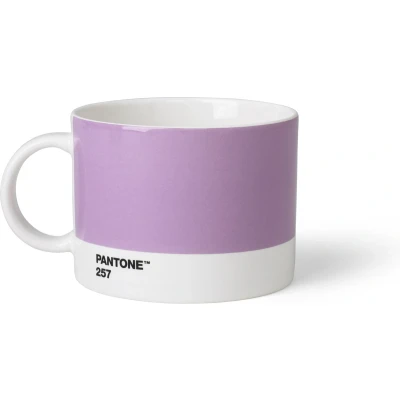 Afbeelding van Pantone Theekop en schotel Bone China Light Purple 257 C