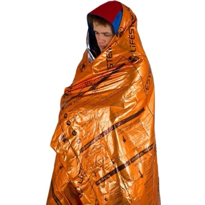 Afbeelding van Lifesystems Heatshield Unisex thermische deken survivalproduct, eenvoudig, oranje, eenheidsmaat