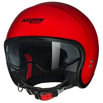 Afbeelding van Nolan N21 06 Classico 307 Rood Glossy Jethelm Maat L Helm