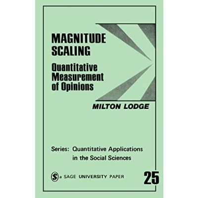 Afbeelding van Quantitative Applications in the Social Sciences Magnitude Scaling