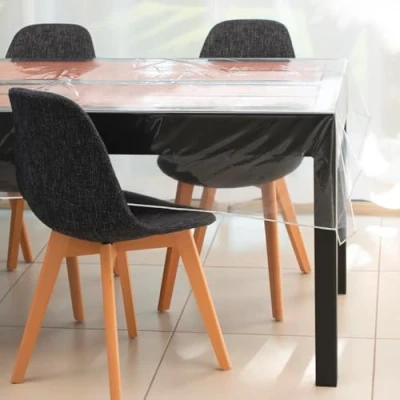 Image de Nappe rectangle 140x240 cm CRISTAL transparent