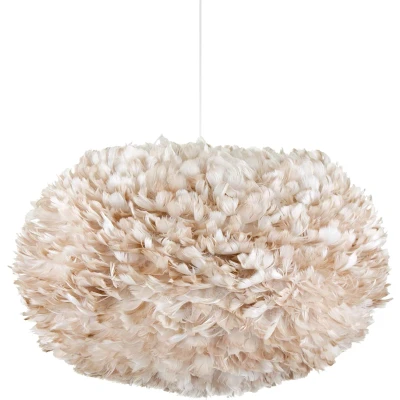 Afbeelding van Umage Eos X large hanglamp light brown met koordset wit Ø 75 cm