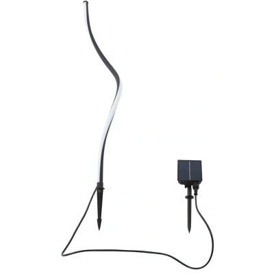 Afbeelding van Lindby Sfeerverlichting buiten 1licht Aluminium H: 101.5 cm zwart Inclusief lichtbron