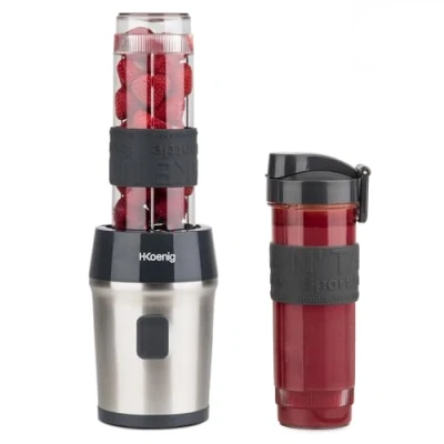 Image de Mini Blender H.koenig SMOO9 300 W Gris