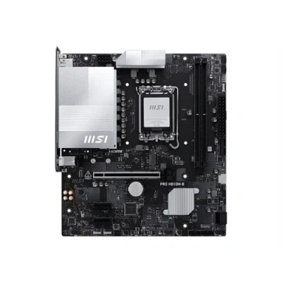Image de MSI PRO H810M B carte mère micro ATX Socket LGA1851 H810 Chipset USB 3.2 Gen 1, C Gen2 2.5 Gigabit LAN graphique embarquée (unité centrale requise) audio HD (8 canaux)