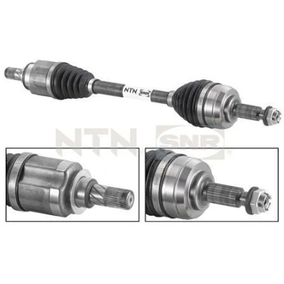 Afbeelding van SNR DK55.061 Aandrijfas Vooras links 652 RENAULT: GRAND SCENIC 3, MEGANE 3 Grandtour,