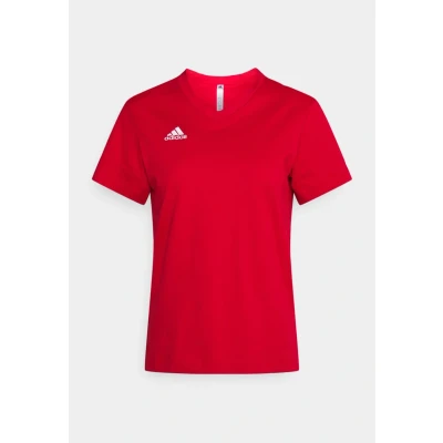 Afbeelding van adidas Performance Entrada Tshirt basic, Dames, Maat: XL, Team power red