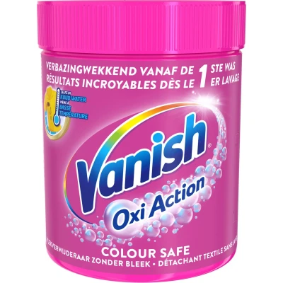 Afbeelding van Vanish Oxi Action Colour Safe Vlekverwijderaar Poeder 550 gr