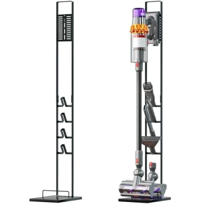 Afbeelding van vhbw Stofzuigerhouder, geschikt voor Dyson V15s Detect Submarine accustofzuiger, donkergrijs