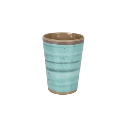 Afbeelding van Bo Camp Beker 100% Melamine Ø 8,5 Cm Aqua 4 Stuks