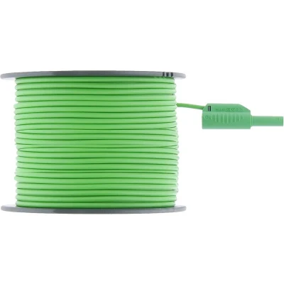 Afbeelding van Metrel A 1163 Veiligheidsmeetsnoer [Bananenstekker 4 mm Bananenstekker mm] 50 m Groen 1 stuk(s)