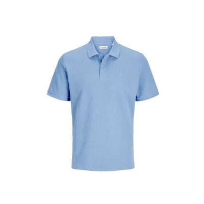 Afbeelding van JACK &amp; JONES Jjeaustin Ss Noos Polo heren (1 stuk), Chambray Blue., XL