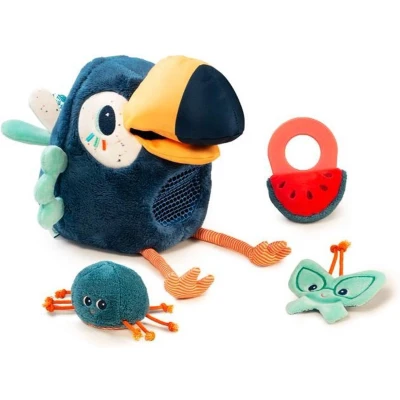 Afbeelding van Lilliputiens activiteitenknuffel smulpaap pablo 30 cm